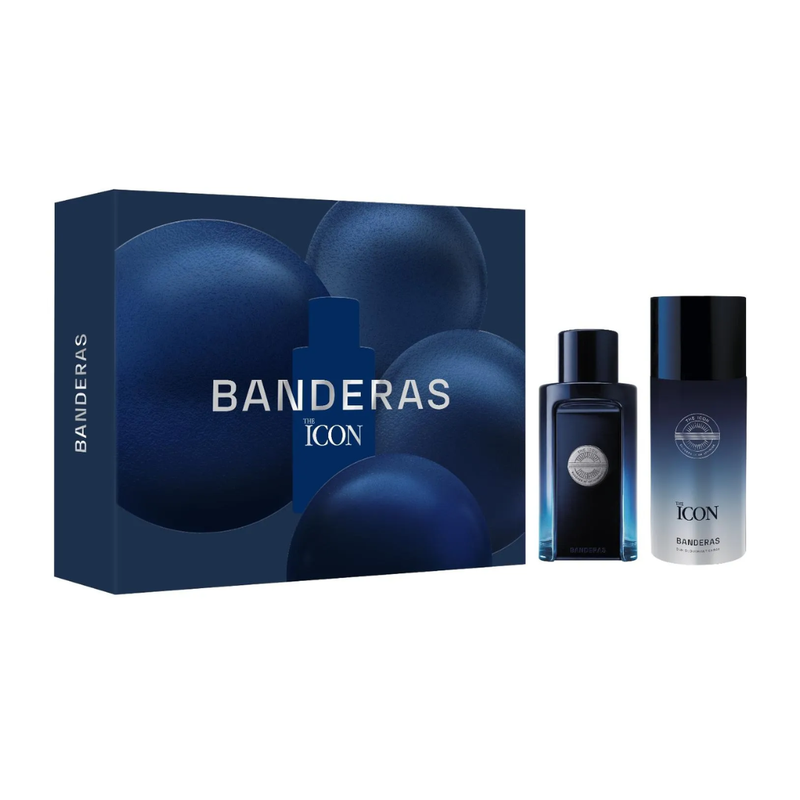 Set Perfume The Icon EDT 100 ml + Deo 150 ml Antonio Banderas 2025