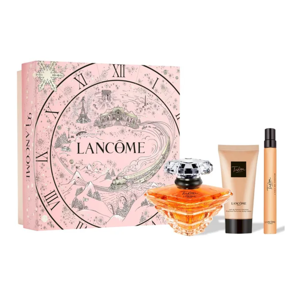 Set Perfume Trésor EDP 50 ml + Mini 10 ml + Body Lotion 50 ml Lancôme