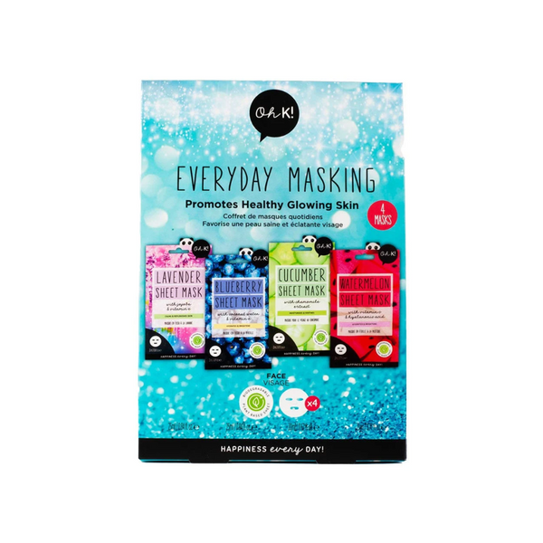 Set de 4 Mascarillas EveryDay