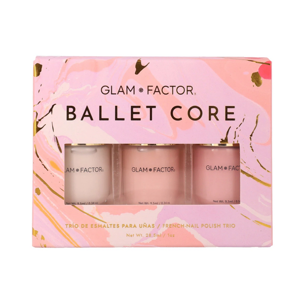 Trío de Esmalte para Uñas Ballet Core