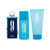 Set Afnan 9 am Dive EDP 100ml + Deo 150ml + Shower Gel 150ml