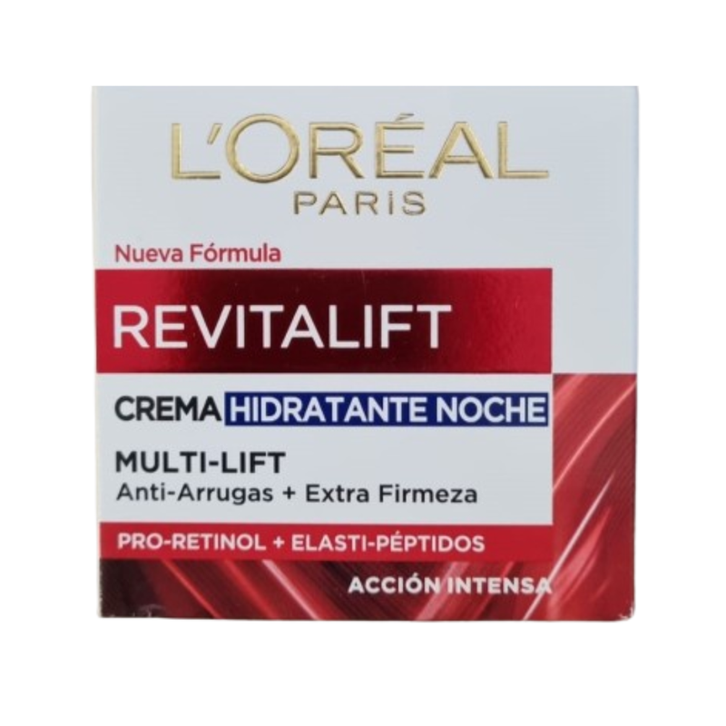 Revitalift Crema Hidratante Noche Multi-Lift Anti Arrugas + Exra Firmeza 50ml L'Oréal Paris