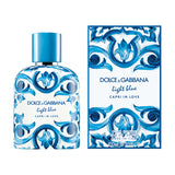 Perfume Light Blue Capri in Love pour Homme EDP 100 ml de Dolce & Gabbana para Hombre - frasco con caja