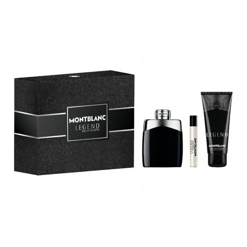 Set Montblanc Legend EDT 100 ml + 7,5 ml + Gel de Ducha Integral 100 ml