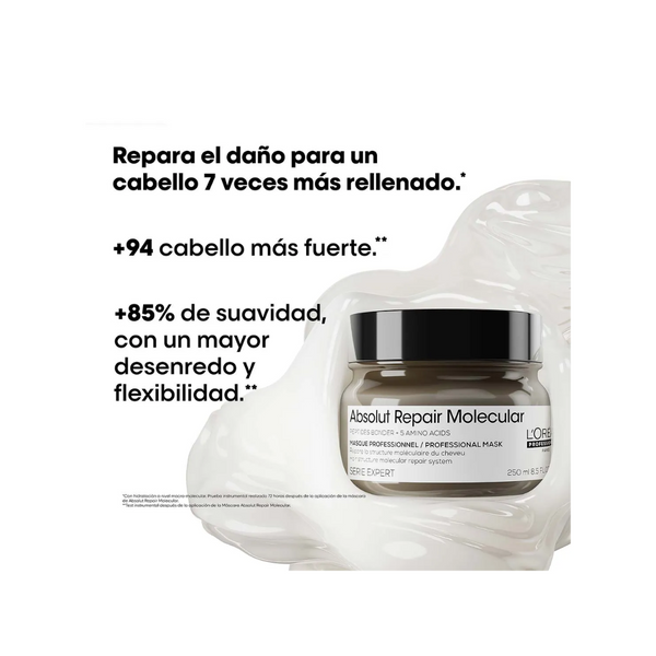 Absolut Repair Molecular Máscara de Loreal Professionnel 250ml