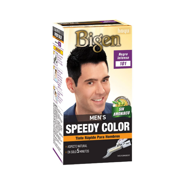 TINTE PERMANENTE PARA HOMBRE SPEEDY COLOR #101 NEGRO INTENSO