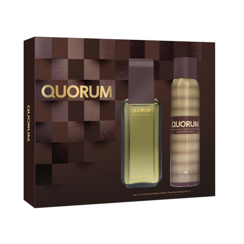 Set Quorum EDT 100 ml + DEO 150 ml