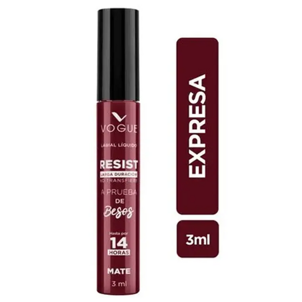 Labial Liquido Vogue Resist Expresa 3ml .