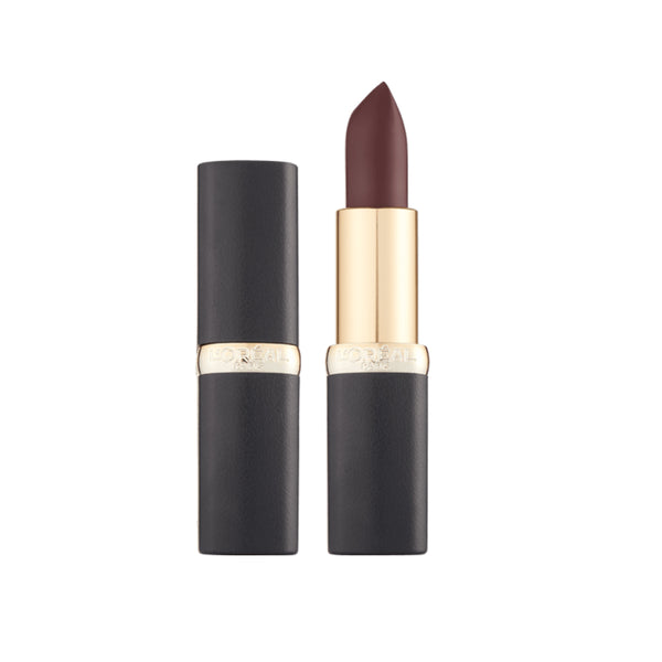 Labial Color Riche Matte 473 Obsidian  L'Oréal Paris