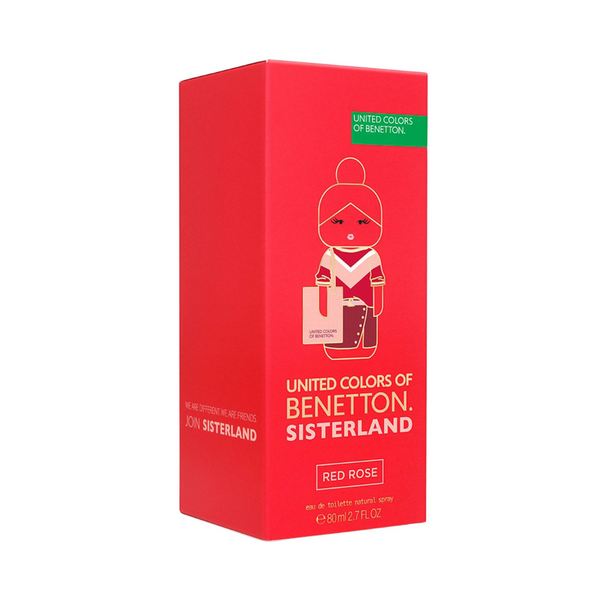 Benetton Sisterland Red Rose EDT 80 ML Mujer COS1375