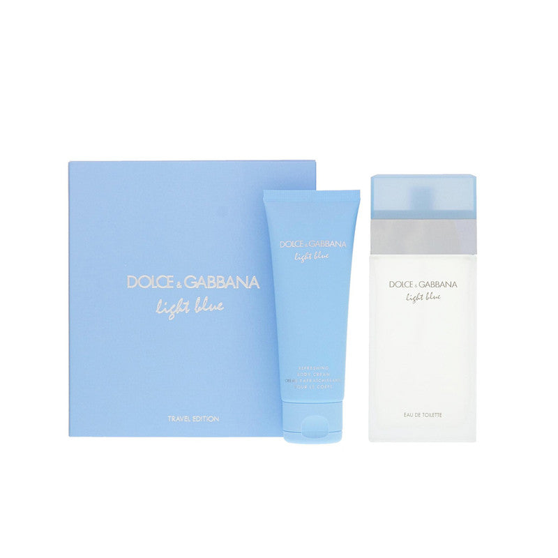Set Dolce & Gabbana Light Blue EDT 100 ML + BL 75 ML Travel Edition