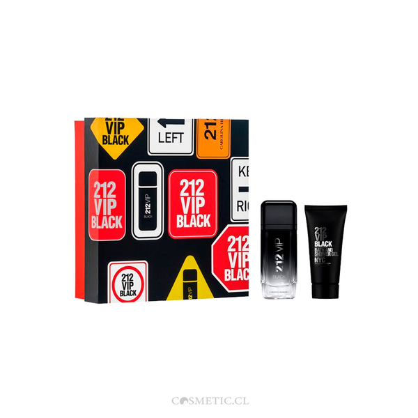 Set 212 VIP Black EDP 100 ml + SG 100 ml Carolina Herrera