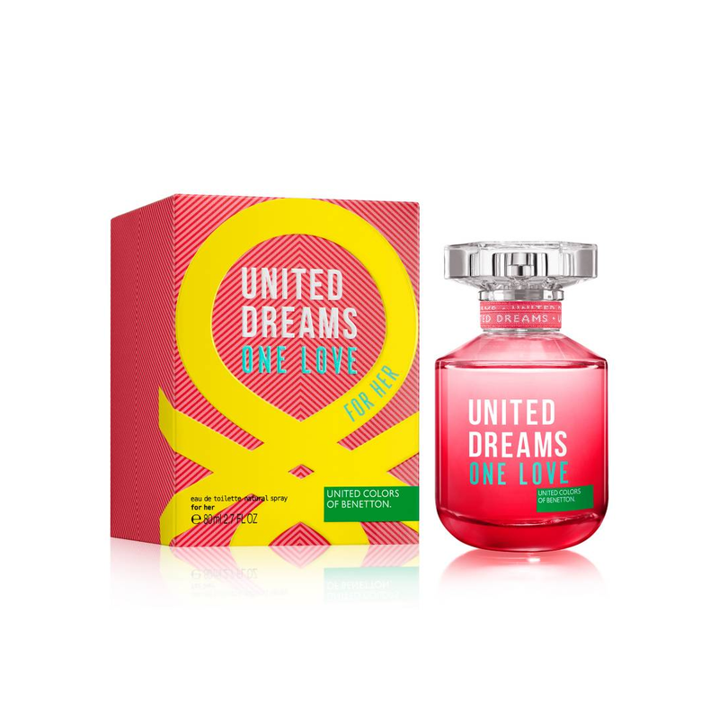 United Dreams One Love 2018 For Her EDT 80 ml Benetton