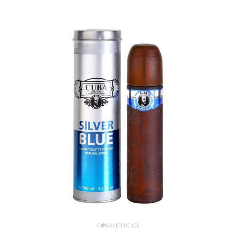 Cuba Silver Blue For Men EDT 100 ml