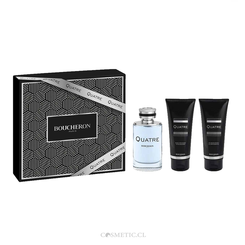 Set Quatre Boucheron EDT 100 ml+100 ml A/S + 100 ml gel de ducha