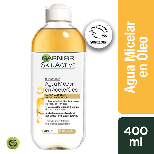 Agua Micelar En Óleo Skin Active 400 ml / Cosmetic