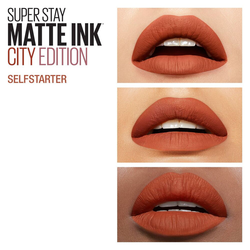 Labial Larga Duración Superstay Matte Ink City 130 Self-Starter