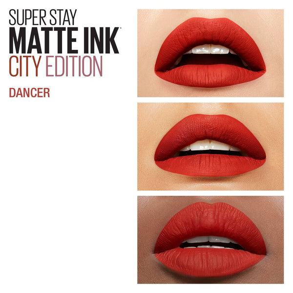 Labial Larga Duración Superstay Matte Ink City 118 Dancer