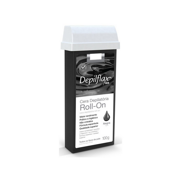 Cera Depilatoria Roll-On Negra 100g – Cosmetic - Main Image