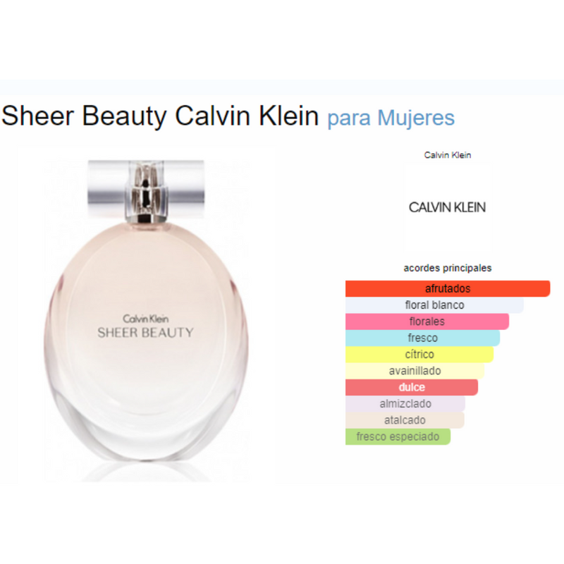 Sheer Beauty EDT 100Ml Calvin Klein Tester