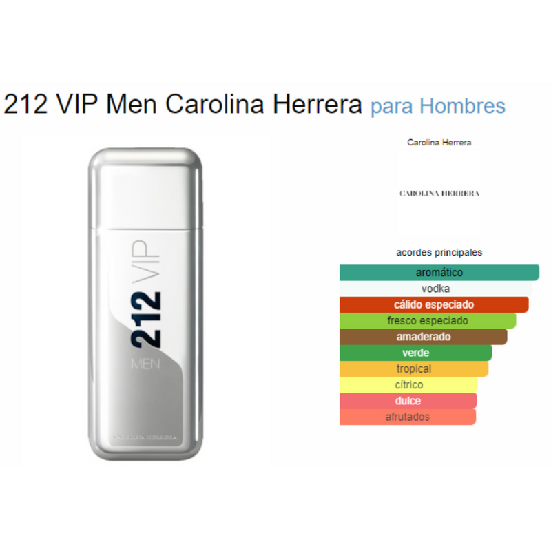 212 VIP Men 100ML EDT Hombre Carolina Herrera