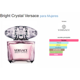 Versace Bright Crystal EDT spray 90ml + EDT 5ml + SHOWER GEL 100ml + BODY LOTION 100ml