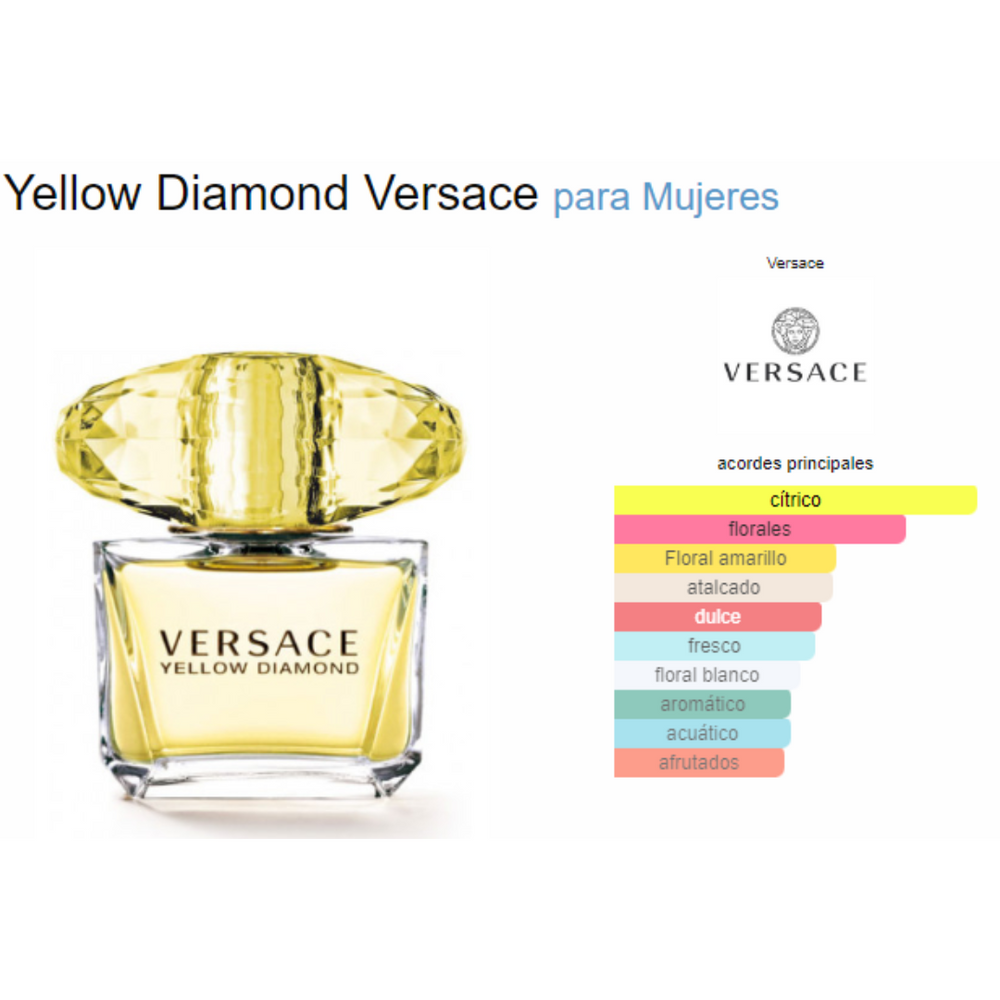 Versace Yellow Diamond 90ML EDT Mujer Versace Cosmetic