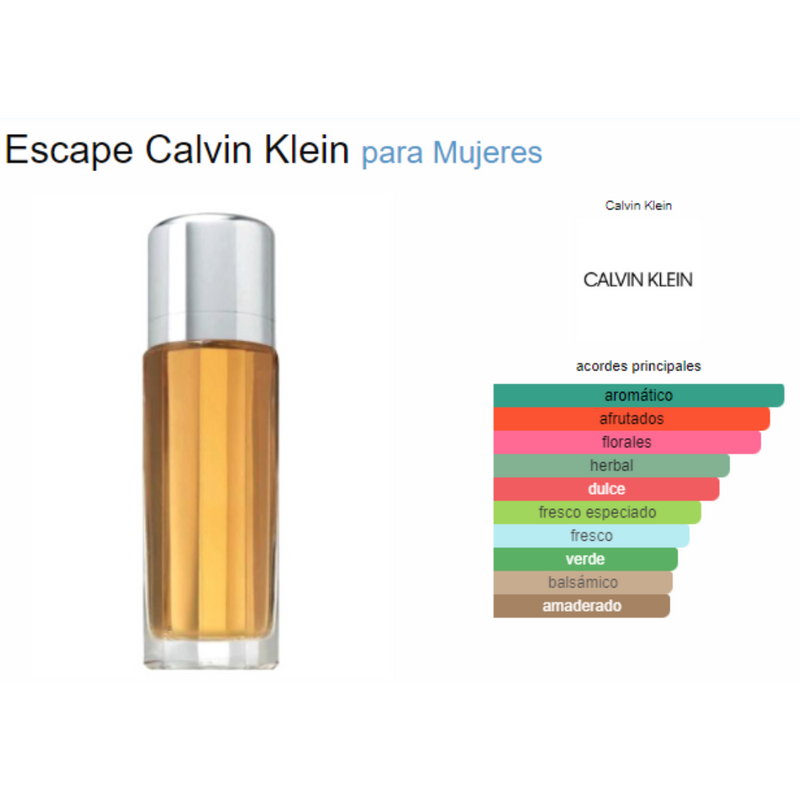 Escape perfume hombre original precio 2025