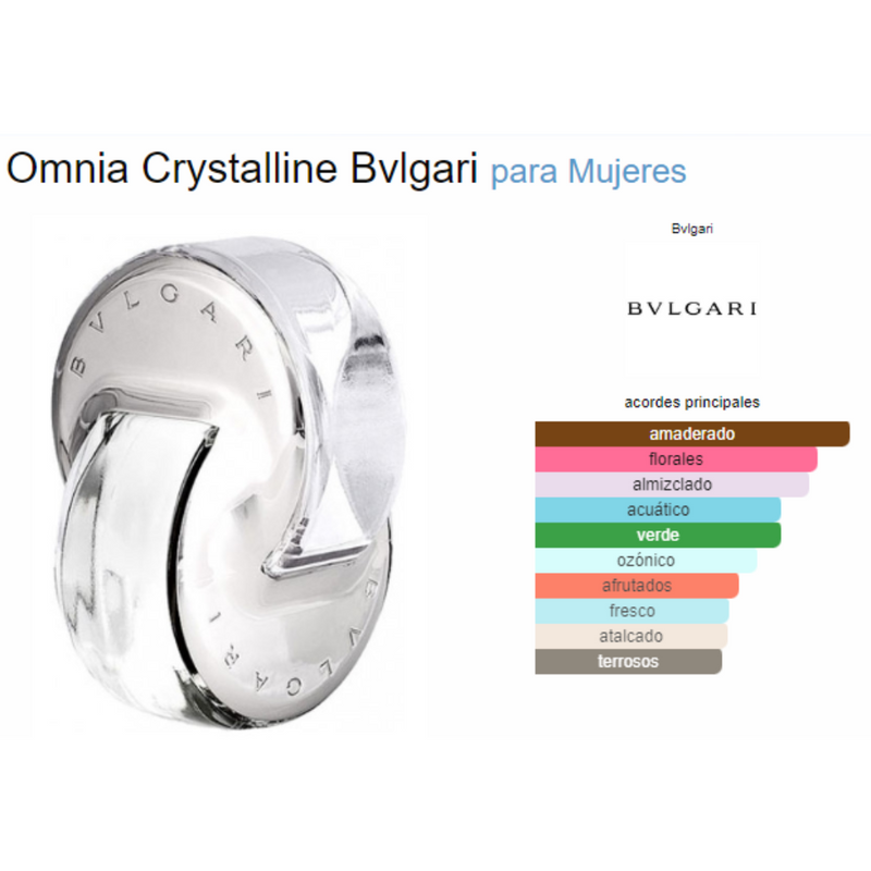 Bvlgari Omnia Crystalline EDT 65 ML Mujer – Cosmetic