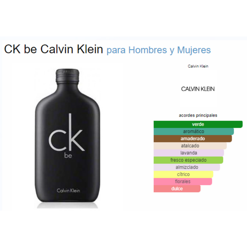 CK Be Unisex 100ML EDT Calvin Klein – Cosmetic - Main Image