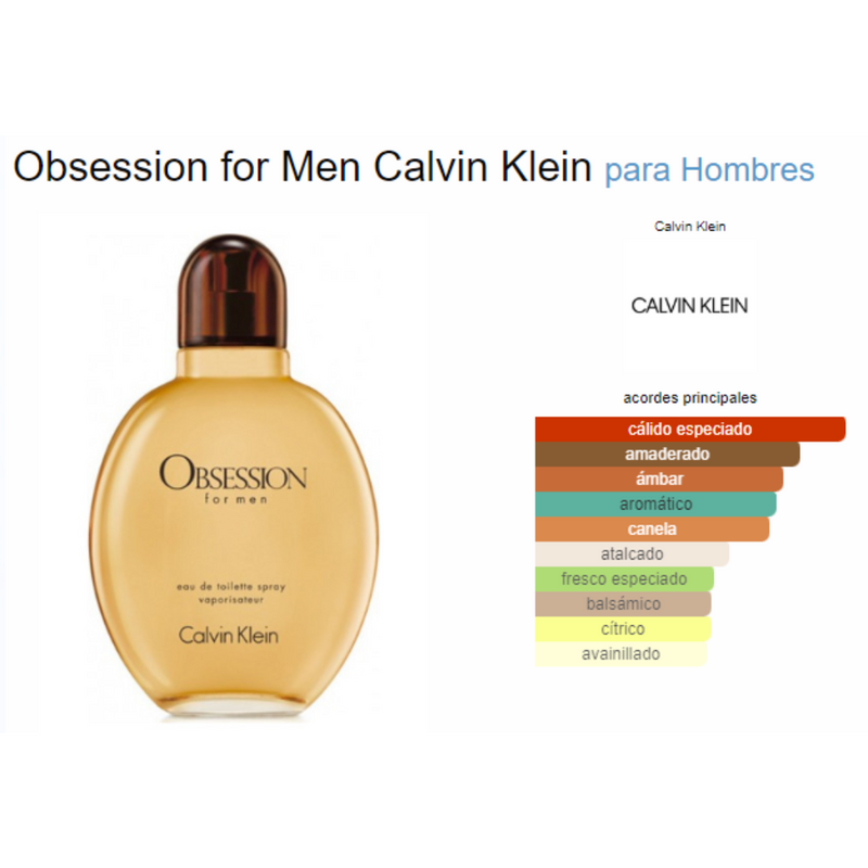 Obsession for Men EDT 125 ml Calvin Klein Tester