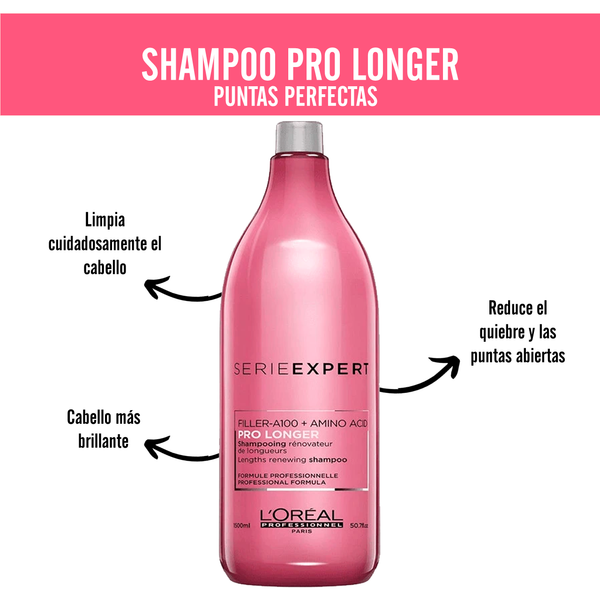 L’Oréal Serie Expert Pro Longer Shampoo - 1500 ml