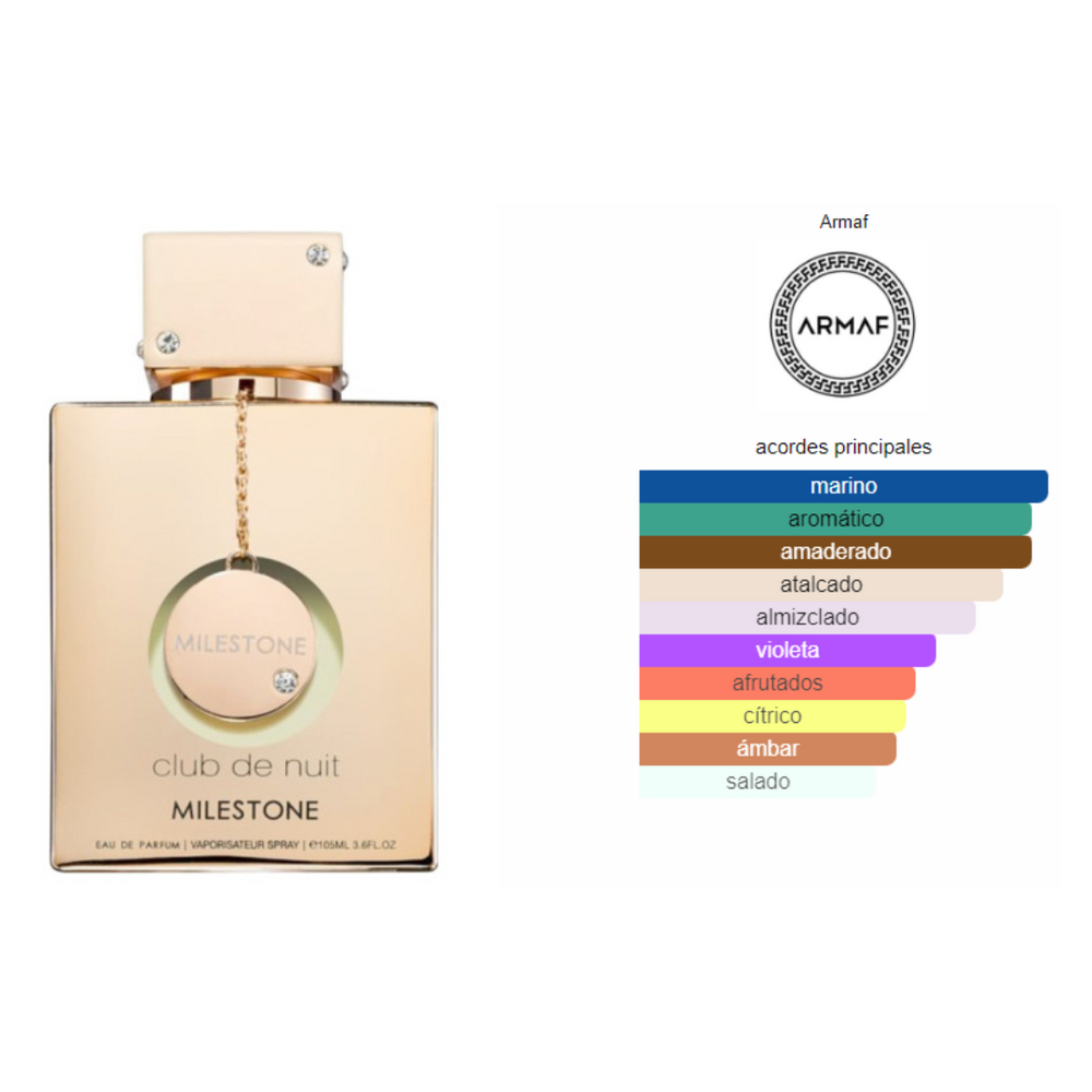 Club De Nuit Milestone Armaf Edp 105 ml Unisex Cosmetic