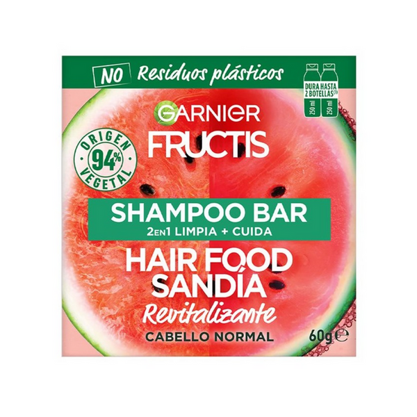 Garnier Fructis Hair Food Sandia Shampoo Solido Barra 60g