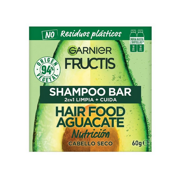 Garnier Fructis Solido Hair Food Shampoo Bar Avocado 60g