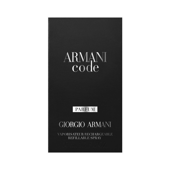 Giorgio Armani Code PARFUM 50 ML Hombre RECARGABLE Cosmetic