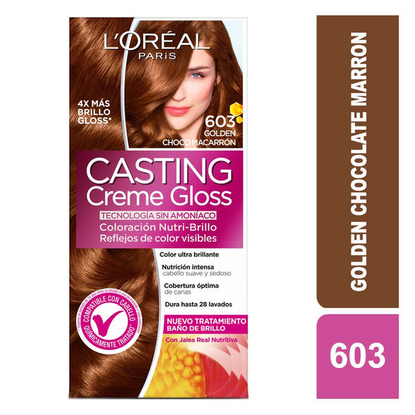 Tinte Casting Creme Gloss 603 Golden Chocolate Macarrón