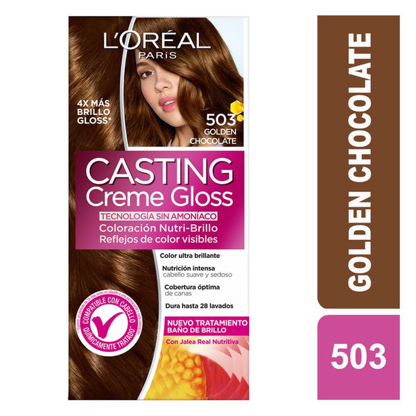 Tinte Casting Creme Gloss 503 Golden Chocolate Jalea Real