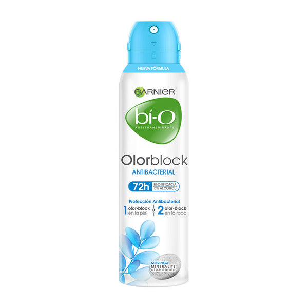 Desodorante Bi-O Spray Olor Block Antibacterial Moringa Mujer 150 Ml
