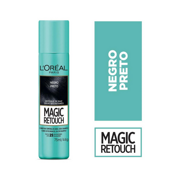 L'oréal Paris Coloración Magic Retouch Spray Negro 75 ML