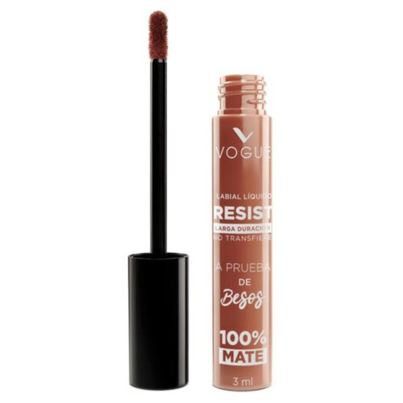 Labial Líquido Vogue Resist Mate Cálidad 3ml