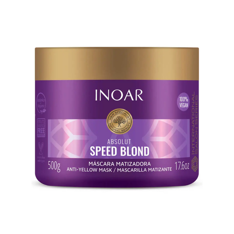 Máscara Matizadora INOAR Absolut Speed Blond 500g