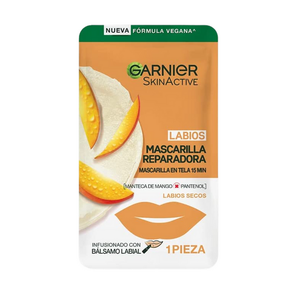 Mascarilla Labios Garnier HidraBomb Mango