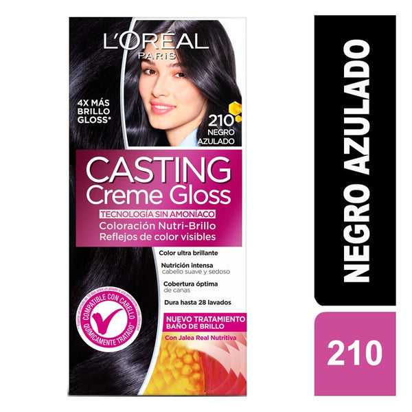Tinte Casting Creme Gloss 210 Negro Azulado Jalea Real