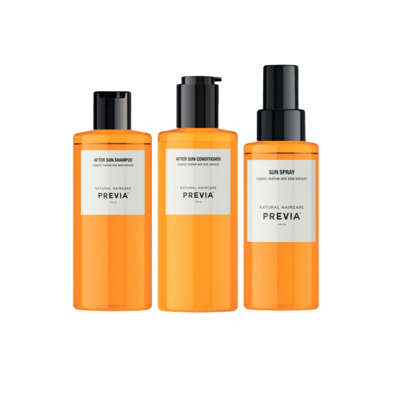 Shampoo + Acondicionador + Spray PH Sun care kit previa – Cosmetic