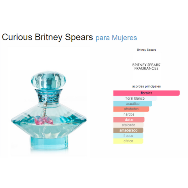 Curious 100ML EDP Mujer Britney Spears