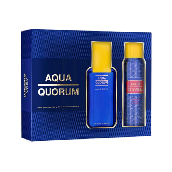 Puig Aqua Quorum EDT 100 ML Deo 150 ML SET Cosmetic