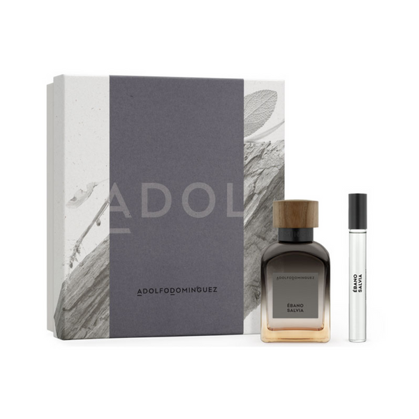 SET ADOLFO DOMÍNGUEZ AGUA FRESCA ÉBANO SALVIA EDP 120 ML EDP 10