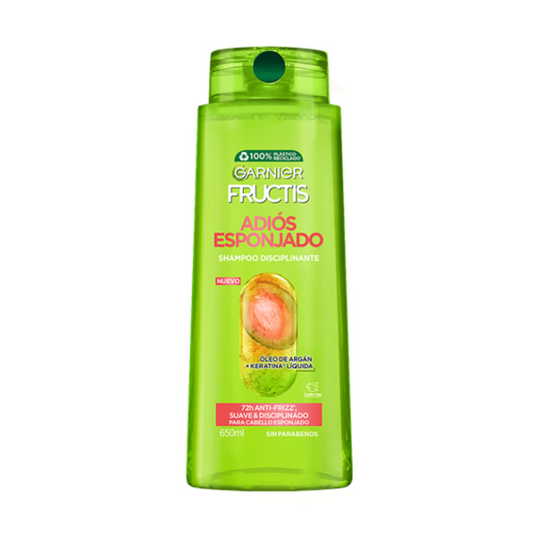Shampoo Disciplinante Garnier Fructis Adiós Esponjado 650 ml