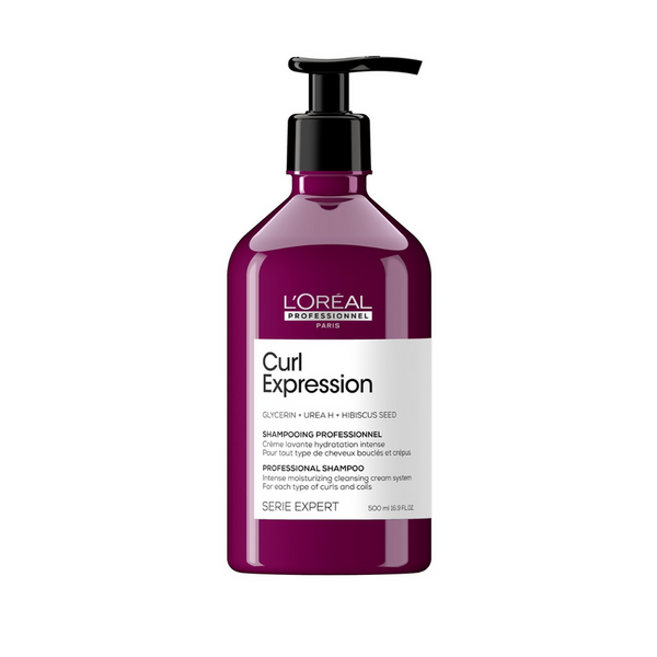 Shampoo Hidratación Intensa Cabello Rizado y Ondas Curl Expression Serie Expert 500 ML Loreal Pro .